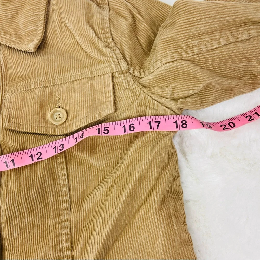 Sonoma vintage Y2K Tan corduroy cotton lightweight Jacket size small - Picture 11 of 11